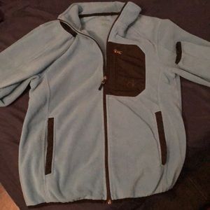 Bright blue Calvin Klein fleece